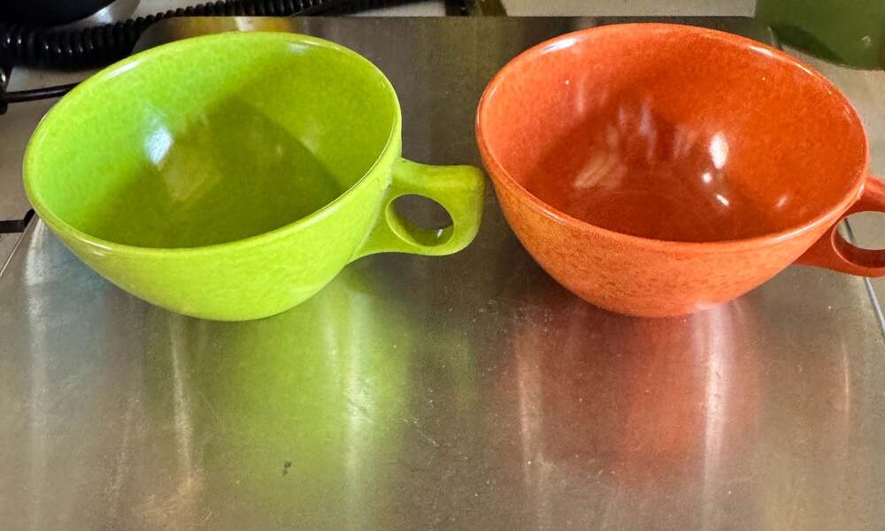 Vintage Branchell Melmac Mid-Century Modern Soup Bowls, Set of 2
